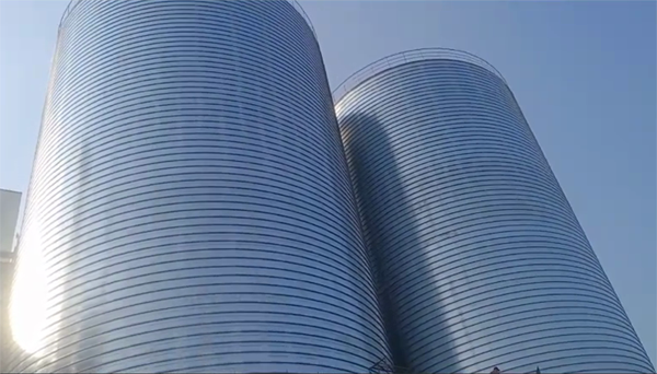 樊城2座混凝土高架卷板仓